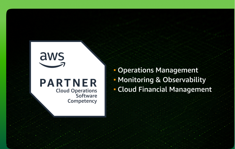 Omnistrate's badge for AWS Cloud Operations Competency for Operations Management, Monitoring and Observability, and Cloud Financial Management